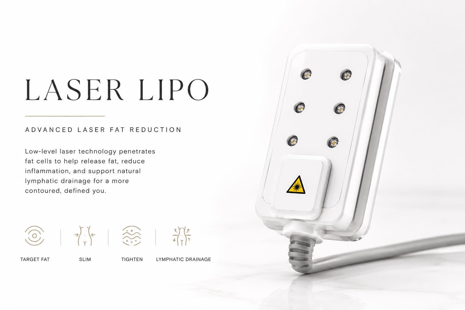 Laser lipo applicator — advanced low-level laser treatment panel